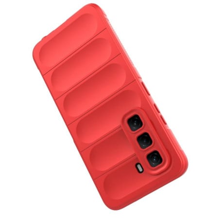 Силиконовый чехол Magic Flannel на Infinix Hot 50 Pro 4G Global - белый