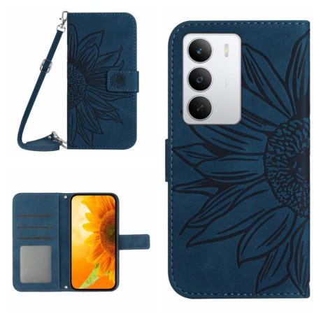Чохол-книжка Skin Feel Sun Flower для Realme C71 4G Global - синій