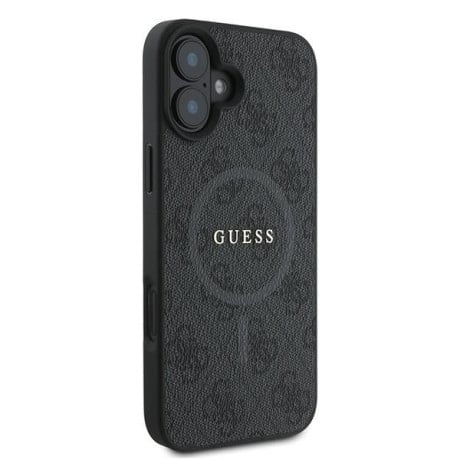 Оригінальний чохол Guess Ring Classic Logo MagSafe для iPhone 16 Plus - black