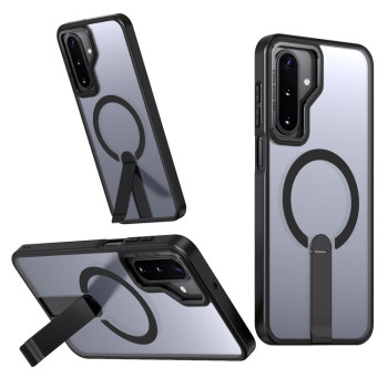 Чохол Kalebol Star Shine Skin Feel з MagSafe та підставкою на Samsung Galaxy A17 5G - чорний