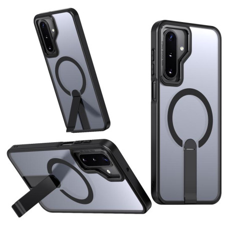 Чехол Kalebol Star Shine Skin Feel с MagSafe и подставкой на Samsung Galaxy A17 5G - черный