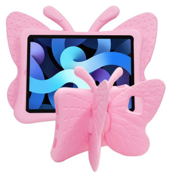 Протиударний чохол Butterfly Bracket Kids EVA Shockproof для iPad Pro 11 2024/Air 4/Air 5/Pro 11 (2018/2020/2021/2022) - рожевий