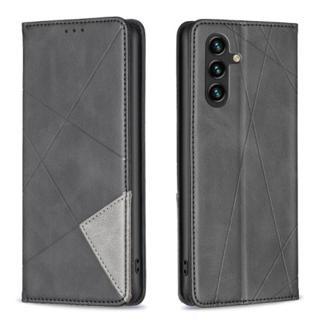 Чохол-книжка Rhombus Texture  для Samsung Galaxy A56 5G - чорний