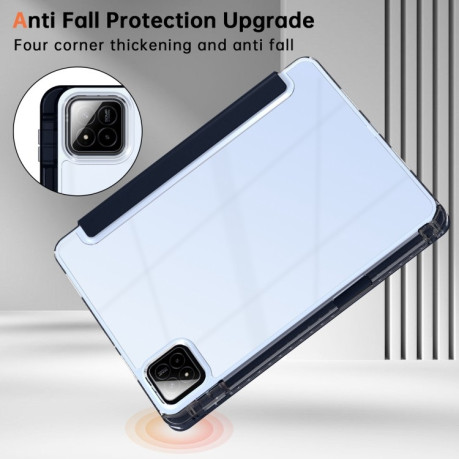 Чехол-книжка Clear Acrylic Demation Leather для Xiaomi Pad 7 / 7 Pro - синий