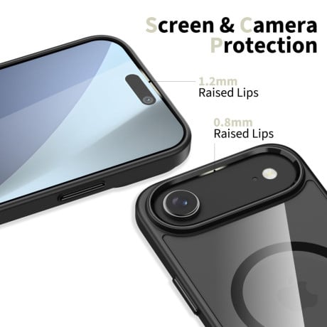 Чохол Tech-Protect MagFlex MagSafe на iPhone Air - Clear Black