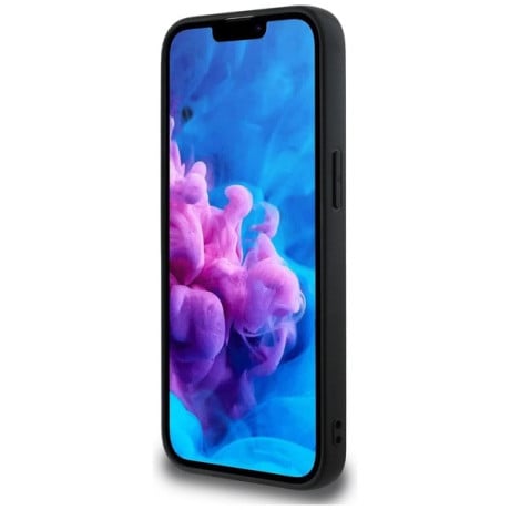 Оригінальний чохол Guess 4G Circle Classic MagSafe для iPhone 16e - black