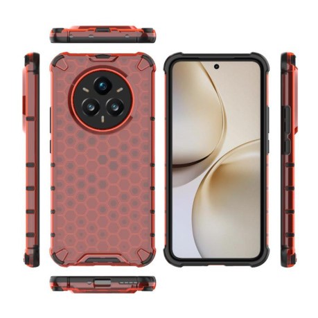 Протиударний чохол Honeycomb на Realme 14 Pro+ 5G - червоний