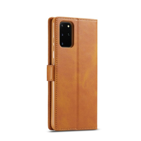 Чохол книжка LC.IMEEKE Calf Texture Samsung Galaxy S20 Plus - коричневий