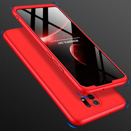 Протиударний чохол GKK Three Stage Splicing на Xiaomi Redmi 9 - червоний