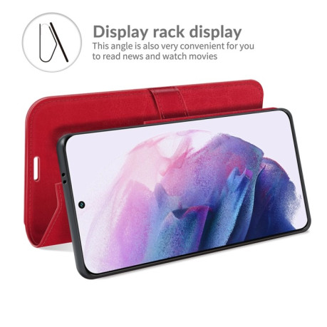 Чехол-книжка Texture Single для Samsung Galaxy S22 5G - красный