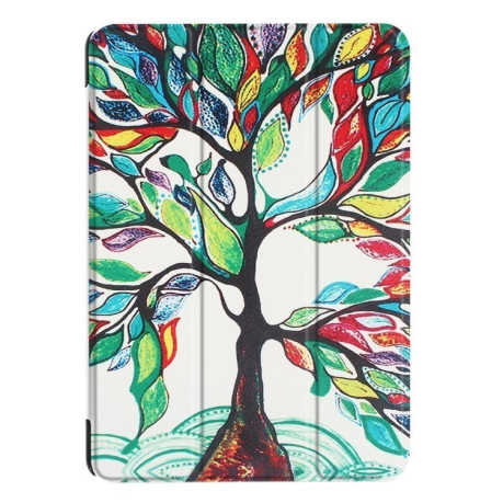 Чехол Cross Texture Painting Tree Three-folding для iPad 9.7 2017/2018