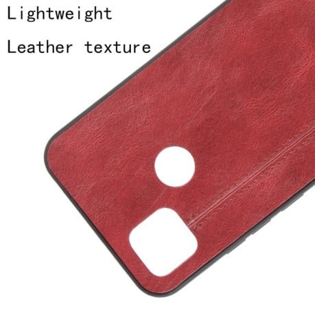 Ударозащитный чехол Sewing Cow Pattern на Xiaomi Redmi 9C - красный