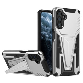 Противоударный чехол Super V Armor для Samsung Galaxy A04s/A13 5G - серебристый