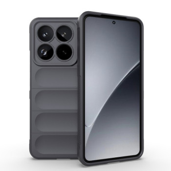 Силіконовий чохол Magic Flannel для Xiaomi 15 Pro - темно-сірий