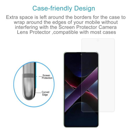 Захисне скло 0.26mm 9H 2.5D на Xiaomi Poco X7 Pro