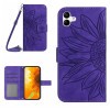 Чохол-книжка Skin Feel Sun Flower для Samsung Galaxy A05 - фіолетовий