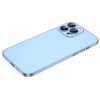 Противоударный чехол Cool Series Frosted для iPhone 14 Pro - голубой