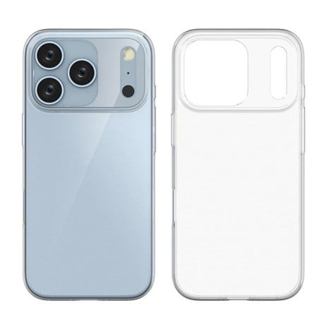 Ультратонкий силиконовый чехол Kalebol 1.5mm Thickened Rounded Corner на iPhone 17 Pro - прозрачный