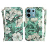 Чехол-книжка 3D Colored Horizontal для Xiaomi Redmi Note 13 Pro 5G/Poco X6 5G - Flower