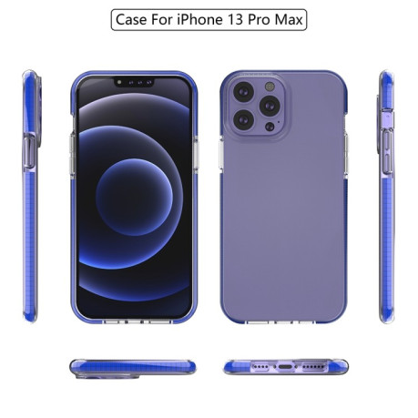 Ударозащитный чехол Double-color для iPhone 13 Pro Max - сини