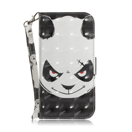 Чехол-книжка Crystal 3D Shockproof Protective Leather для Samsung Galaxy S24 FE 5G - Bear