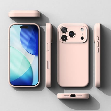 Оригінальний силіконовий чохол Ringke Silicone Magnetic з MagSafe на iPhone 17 Pro Max - Pink