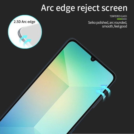 Защитное стекло PINWUYO 9H 3D Full Screen на Samsung Galaxy A06 - черное