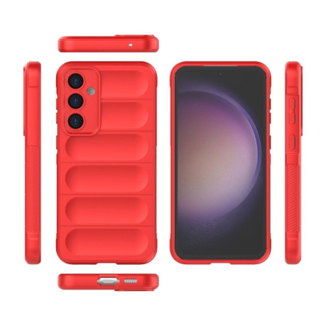 Силиконовый чехол Magic Flannel для Samsung Galaxy S23 FE 5G - красный
