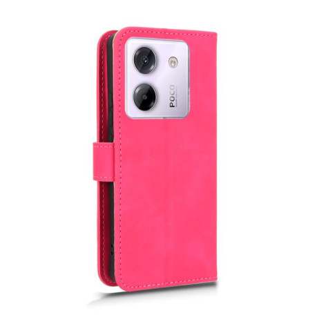 Чохол-книжка Retro Skin Feel Business Magnetic на Xiaomi Poco M7 Pro 5G - пурпурно-червоний