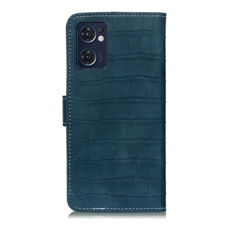 Чохол-книжка Magnetic Crocodile Texture на OPPO Reno7 5G Global/ Find X5 Lite/OnePlus Nord CE2 5G - зелений