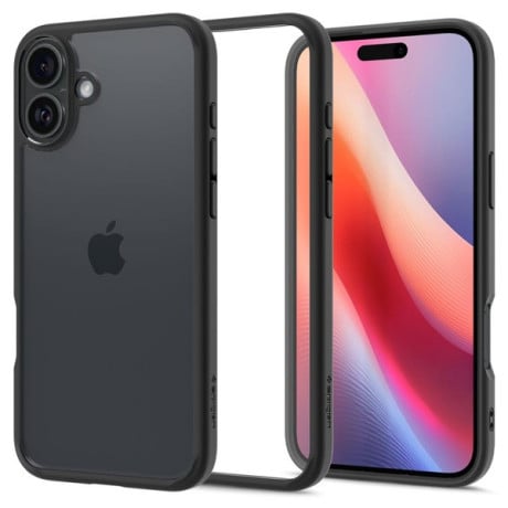 Оригінальний чохол Spigen Ultra Hybrid для iPhone 16 Plus - Matte Black