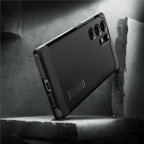 Оригинальный чехол Spigen Tough Armor на Samsung Galaxy S24 Ultra - Black