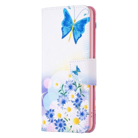 Чехол-книжка Colored Drawing Pattern для OPPO Find X6 Pro 5G - Butterfly Love