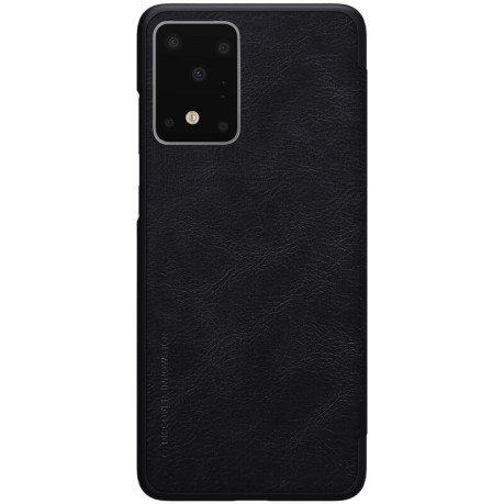 Кожаный чехол-книжка Nillkin Qin Series для Samsung Galaxy S20 Ultra -черный