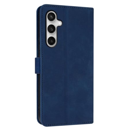 Чехол-книжка AZNS мягкое покрытие Skin Feel фактура “calf” на Samsung Galaxy S25 FE 5G - синий