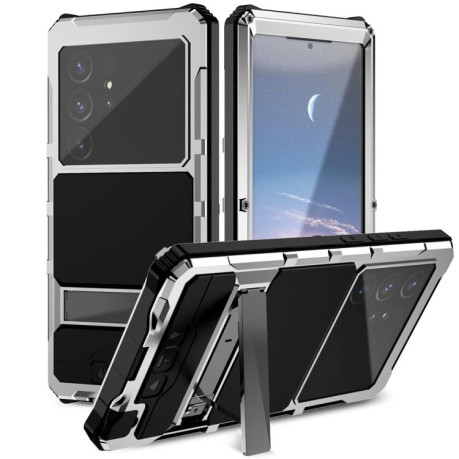 Противоударный чехол R-JUST Life Waterproof для Samsung Galaxy S25 Ultra 5G - серебристый