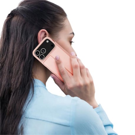 Чехол- книжка DUX DUCIS Skin Pro Series на iPhone 17 Pro Max - золото