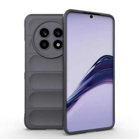 Силіконовий чохол Magic Flannel для Realme 13 Pro 5G - темно-сірий