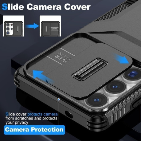 Противоударный чехол Sliding Camshield для Samsung Galaxy S25 Ultra 5G / S25 Ultra 5G - черный
