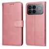 Чехол-книжка Classic Calf Texture на Xiaomi Redmi K90 Pro Max / Xiaomi Poco F8 Ultra 5G — розовое золото