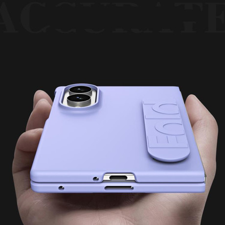 Чохол Skin Elastic Wrist Grip Back Cover на Samsung Galaxy Fold8 5G — фіолетовий