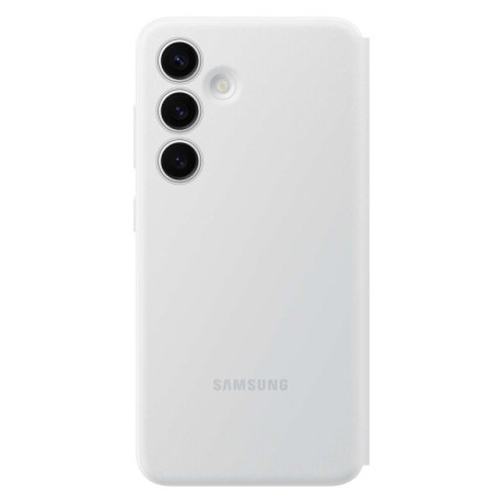 Оригінальний чохол-книжка Samsung Smart View Wallet для Samsung Galaxy S24 - white (EF-ZS921CWEGWW)