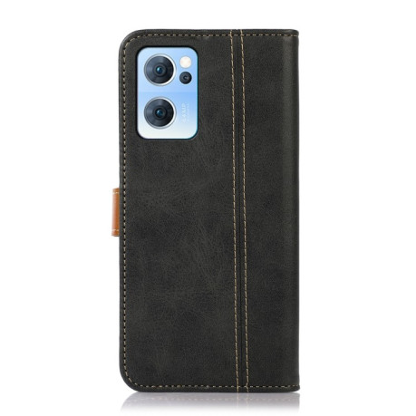 Чохол-книжка Stitching Thread для Reno7 5G Global/ Find X5 Lite/OnePlus Nord CE2 5G - чорний