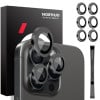 Захист камери NORTHJO 2 Sets 6pcs Camera Lens на iPhone 16 Pro/Pro Max - чорний