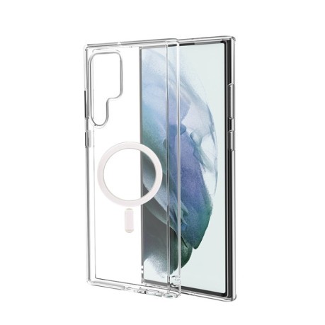Протиударний чохол mocolo K08 (Magsafe) для Samsung Galaxy S22 Ultra 5G - прозорий