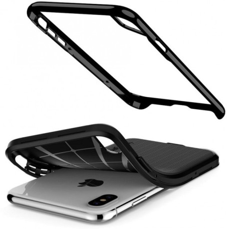 Оригинальный чехол Spigen Neo Hybrid для iPhone XS / X Jet Black