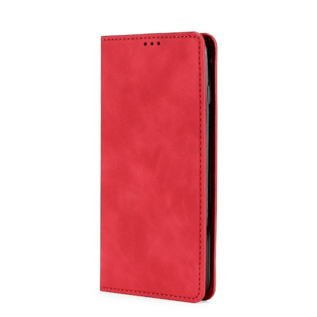 Чехол-книжка Retro Skin Feel Business Magnetic на Samsung Galaxy S23 Ultra 5G - красный