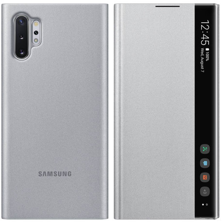 Оригінальний чохол-книжка Clear View Cover для Samsung Galaxy Note 10+ Plus (EF-ZN975CWEGRU )- White