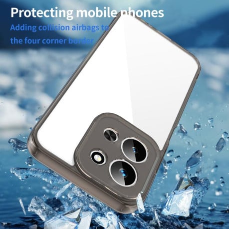 Чохол Airbag Shockproof гібрид на Xiaomi Redmi 15C 5G/4G EU 173mm/Poco C85 5G - чорний