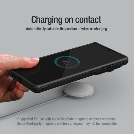 Протиударний чохол NILLKIN CamShield Prop MagSafe Magnetic для Samsung Galaxy S25 Ultra 5G - синій